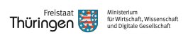 Logo des Thüringer Minsiteriums für Wirtschaft, Wissenschaft und Digitale Gesellschaft